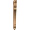 Ekena Millwork Olympic Arts & Crafts Rough Sawn Bracket, Western Red Cedar, 4"W x 38"D x 46"H BKT04X38X46OLY03RWR - alternate 2